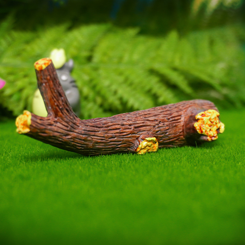 Nuevo estilo Zongzi Totoro Decoración Muñeca Hayao Miyazaki Dibujos animados Serie de micro paisajes Acuario curativo de estilo japonés Nuevo paisaje