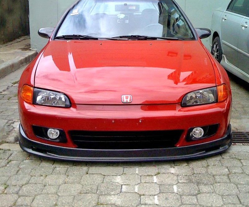Suitable for 92-95 Honda Civic Front Lip Side Skirt Small Body Kit Modification Parts Eg6 Front Lip 96-98