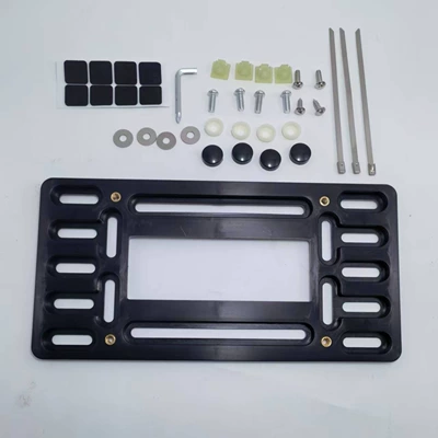 holder, plastic base for car plates, License plate holder/license plate holder - us-standard-license-plate-base-straight-type-with-accessories