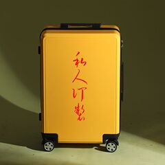 【サンプル限定】新作スーツケース ロゴ柄 パーソナライズ DIY ファッション ボーディングパスワードボックス 20万方向ホイール