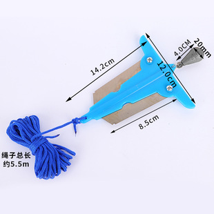 Manufacturer Wholesale Fishing Lawn Mower Aquatic Grass Nemesis Folding Stainless Steel Lawn Mower Sickle Aquatic Grass Knife Fishing Gear Supplies