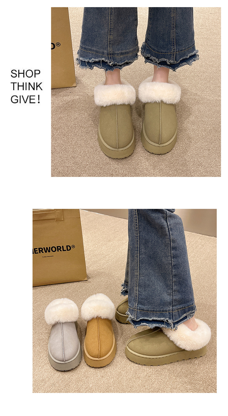 Women's Warm Snow Boots With Thick Sole And Wool Lining For Winter_voghion.com