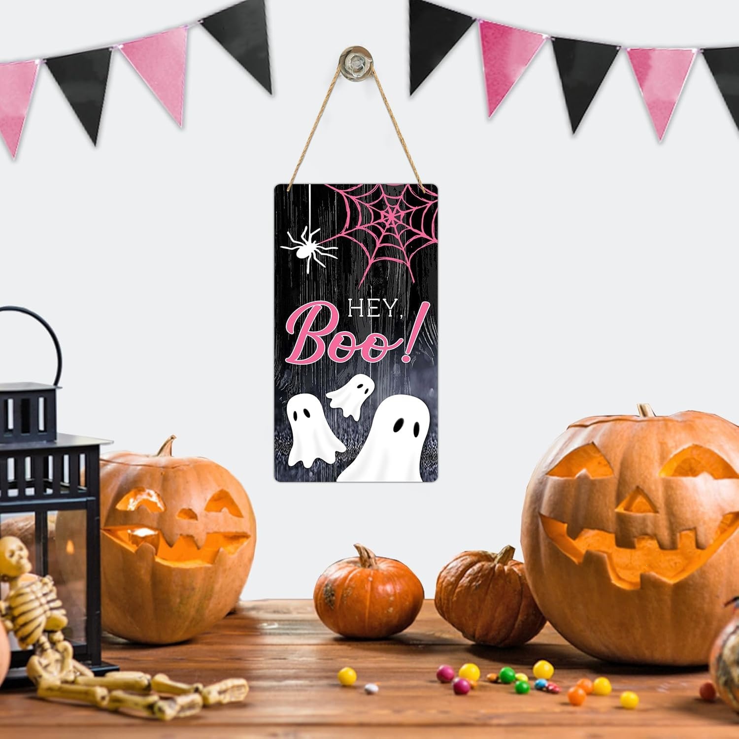 Colgante transfronterizo madera nueva atmósfera de fiesta de Halloween decoración del hogar patio decoración del vestíbulo lista de fabricantes de lote