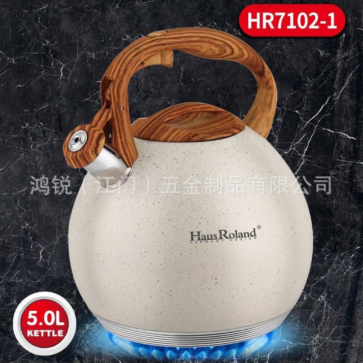 Fábrica de productos de hardware de Jiangmen, 5L de acero inoxidable, olla de agua, fuente de fábrica, venta en stock