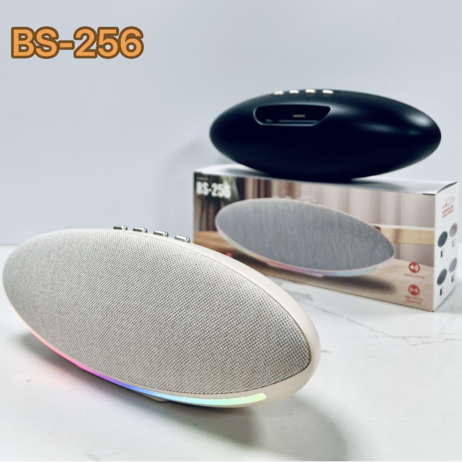Huaqiangbei Baohua Bs-256 Airship Wireless Bluetooth Speaker High-Quality Home Decoration Desktop Speaker Subwoofer
