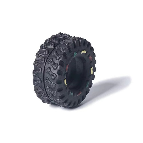 New dog noise toy, vinyl simulated sound tire dog toy, interactive dog training and boredom relief pet supplies