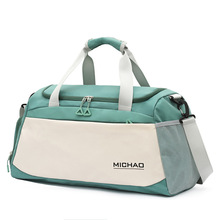 新款时尚手提旅行袋大容量轻便短途行李袋收纳斜挎包运动健身包