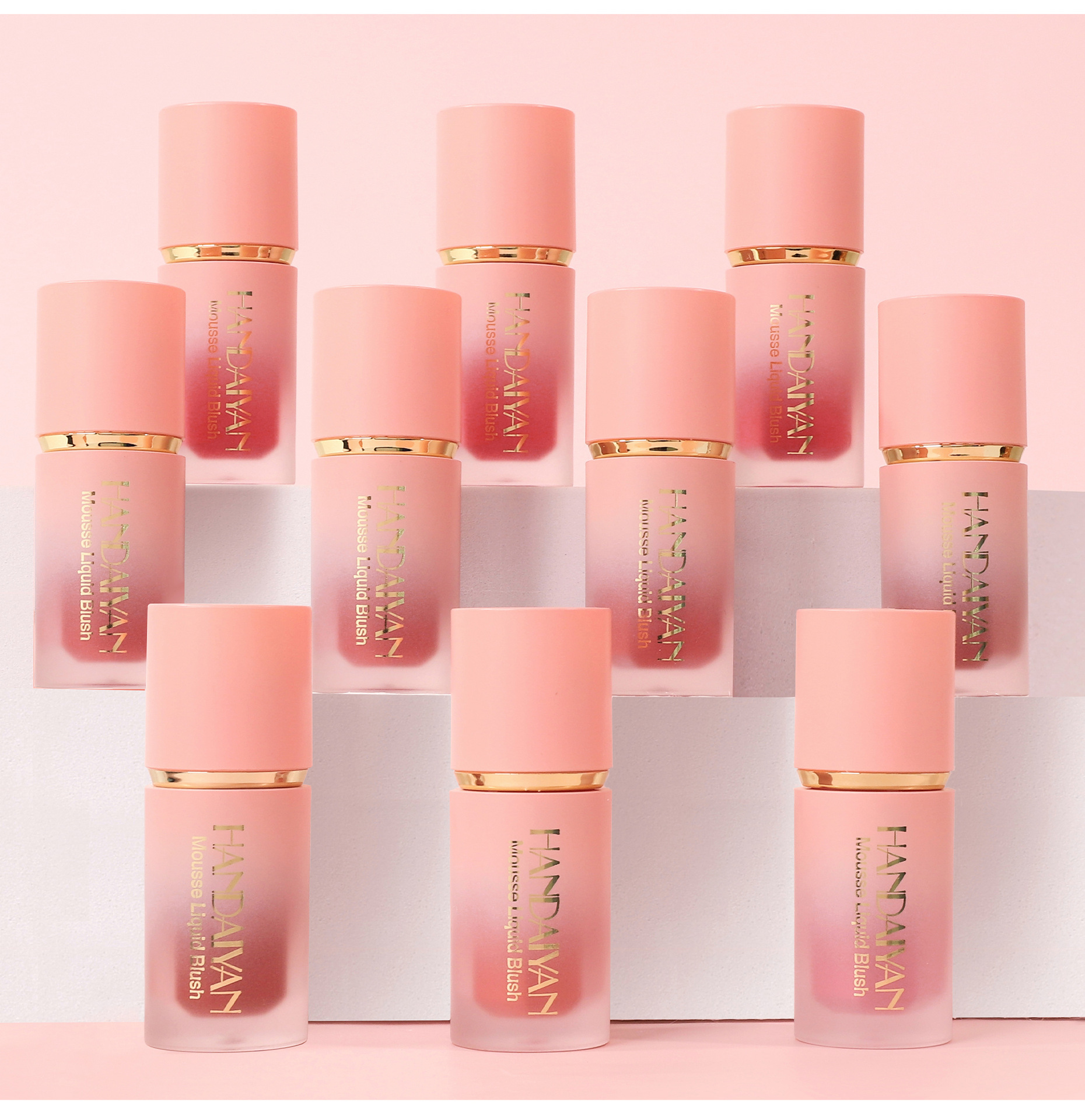 Mattes Flüssig-Rouge – Natürliches, transparentes Finish, leicht zu verblenden und langanhaltende Wangenfarbe_voghion.com
