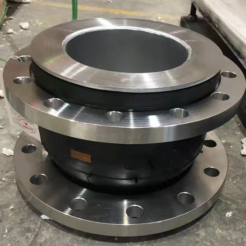 可曲挠橡胶软连接耐磨柔性接头内衬2205负压导流筒316L法兰膨胀节