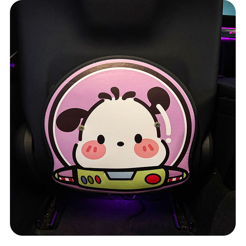 Astronaut Pacha Dog Anti-Kick Pad Universal Rear Seat Back Anti-Dirty Protective Pad Car Rear Pad Anti-Wear Pad