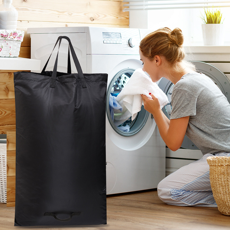 Amazon bolsillo de paquete de tamaño super grande bolsas de lavandería especiales de comercio exterior hotel bolsas de almacenamiento de ropa bolsas de almacenamiento cerradas de cuerda