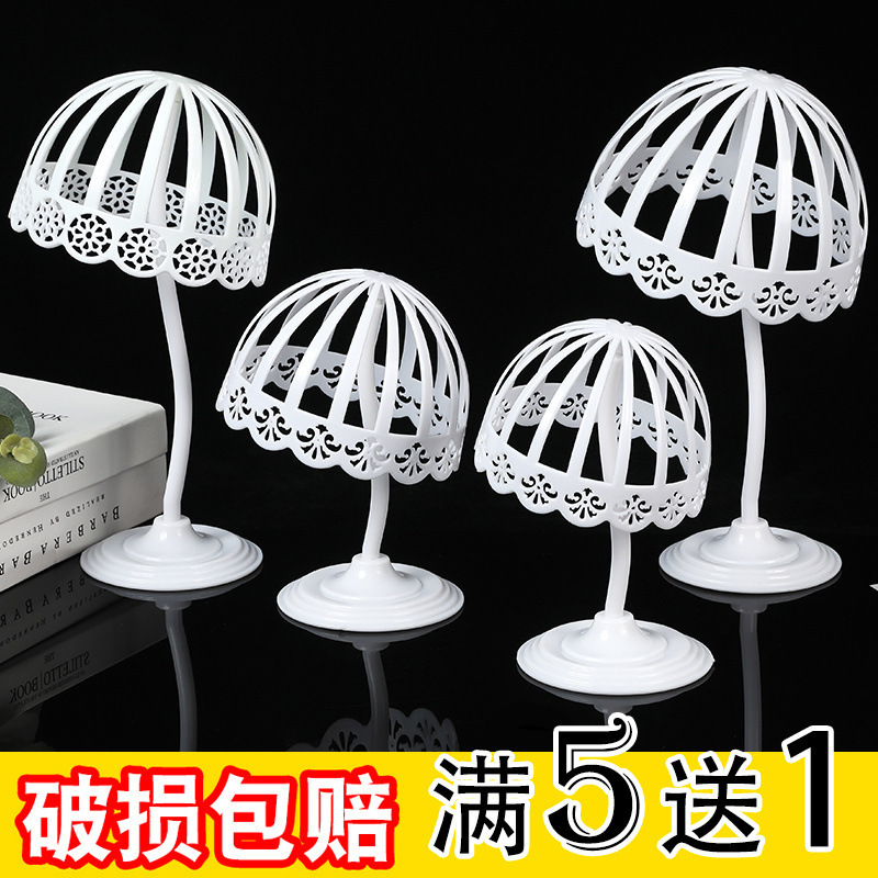 黒色成人帽子ラック帽子トート帽子サポート展示棚棚売り場道具プラスチックモデルスタンド白卸売り|undefined