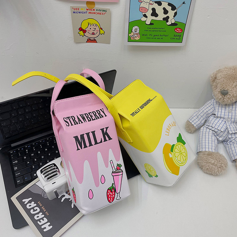 Small Pu Leather Fruit Square Buckle Crossbody Bag display picture 56