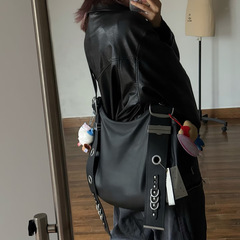 カレッジスタイルバッグ女性用 2025 新しいトレンディなファッション韓国トートバッグ学生クラス大容量バックパッククロスボディ