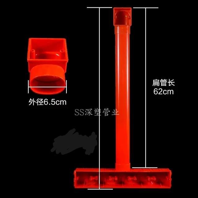 86型电视机五联影音底盒背景墙 63*45扁管墙上开关阻燃接线盒|ms