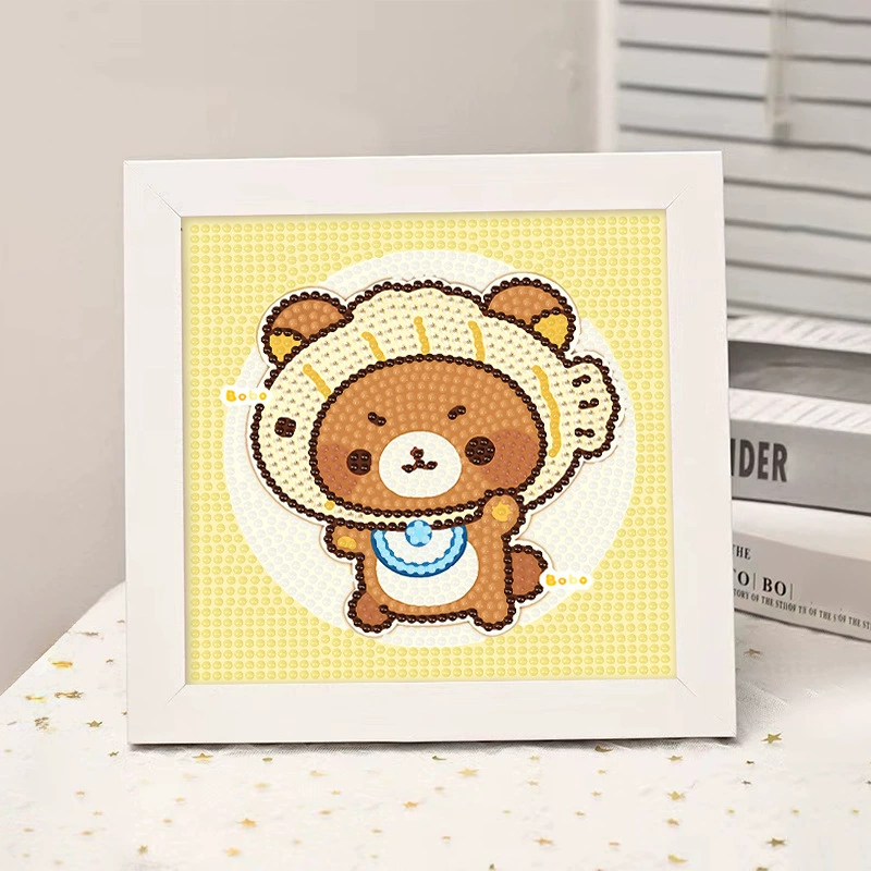 Набор для алмазной вышивки (Sanrio) Пикачу в раме, 17×17 см, комплект для полного стежка DIY