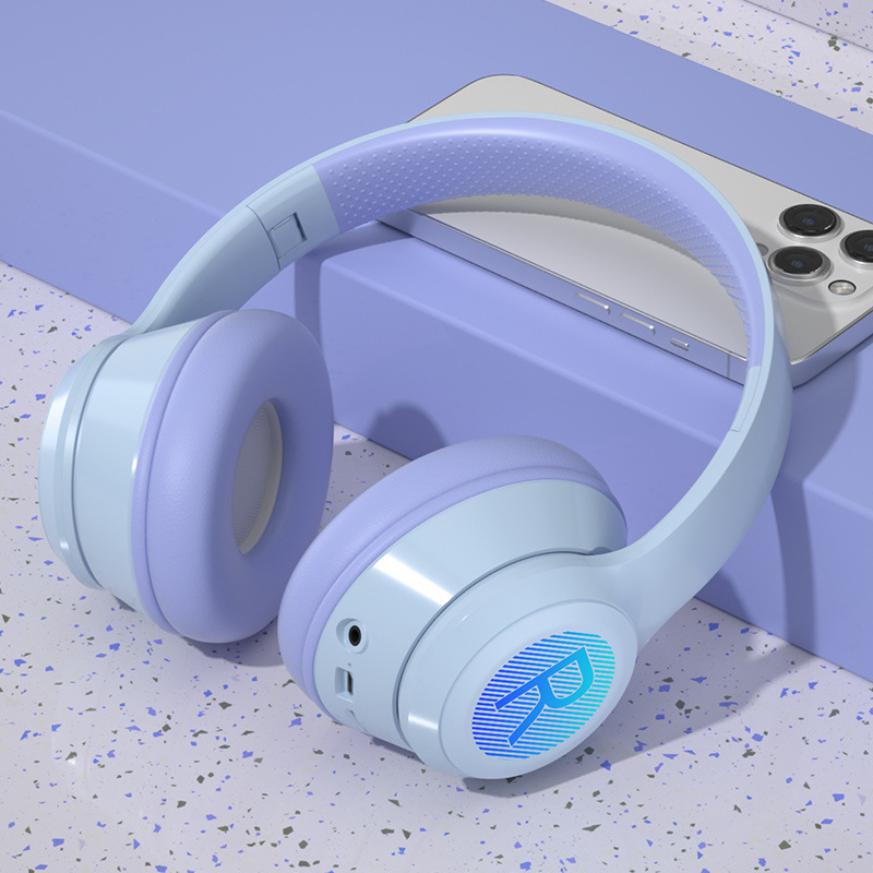 New Bluetooth headset for mobile phones, wireless esports, gaming, music, earphones, foldable card inserts, universal_voghion.com