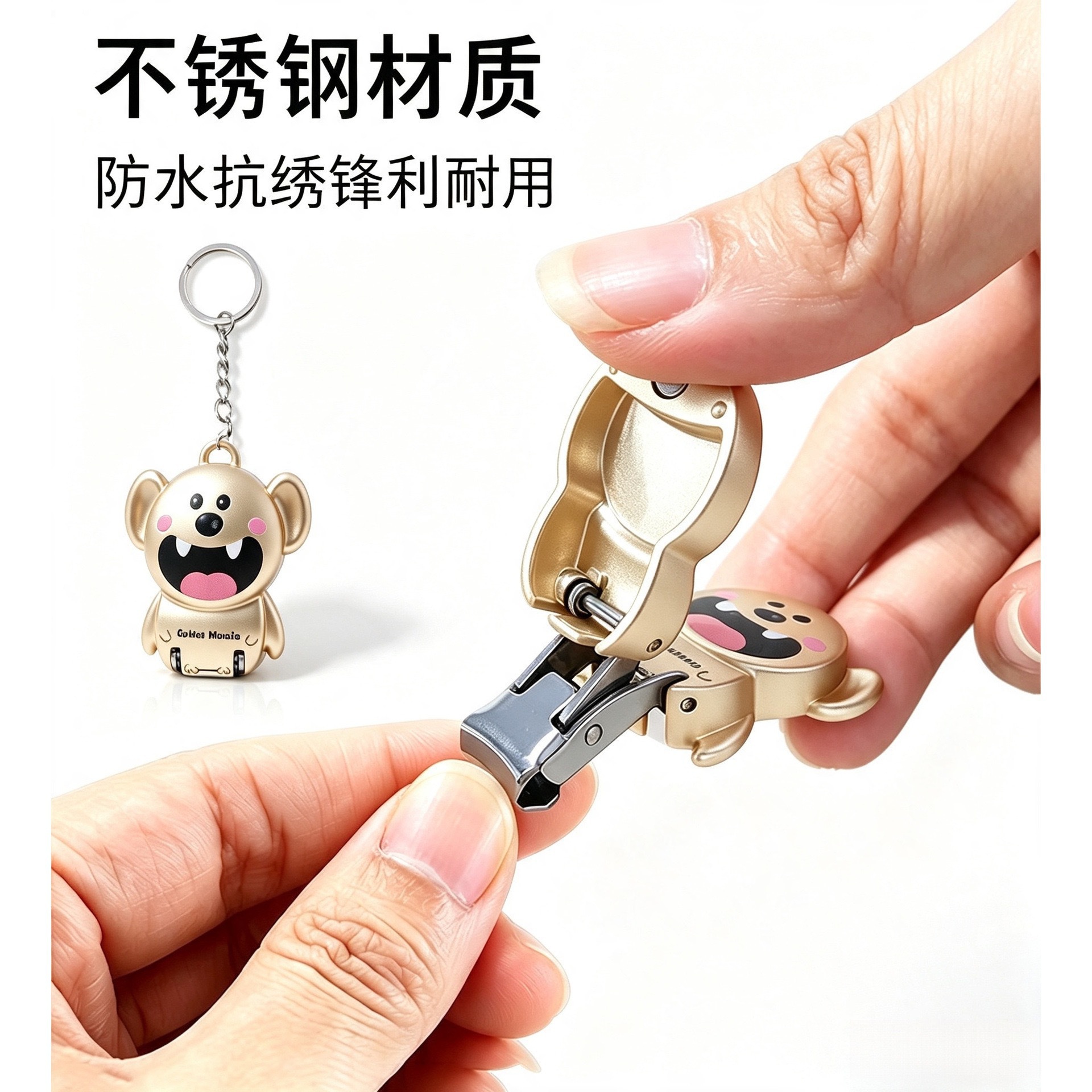 Mini Folding Nail Clipper Stainless Steel