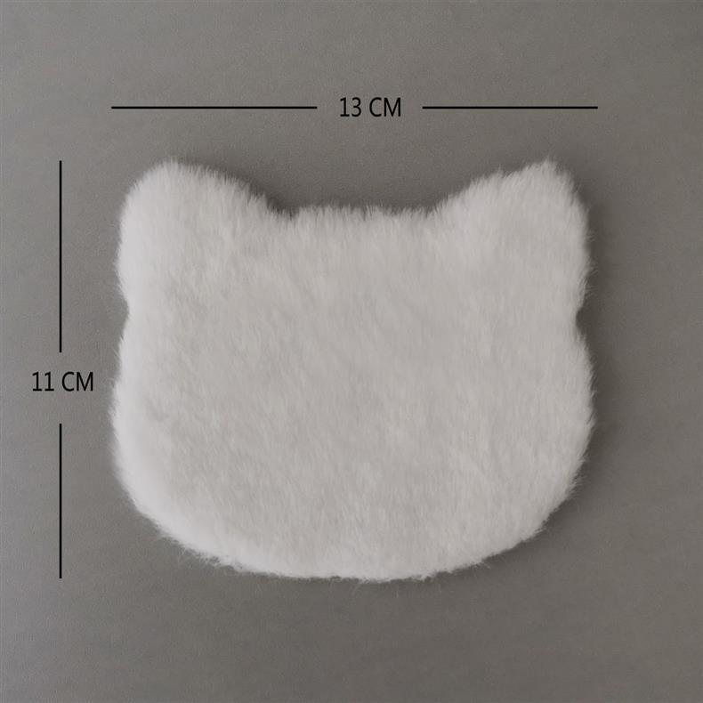 Short Plush Window Mat, Balcony Mat, Faux Wool, Non-Slip Particle Bottom, Washable, Dressing Room Mat, Window Mat, Floor Mat for Winter
