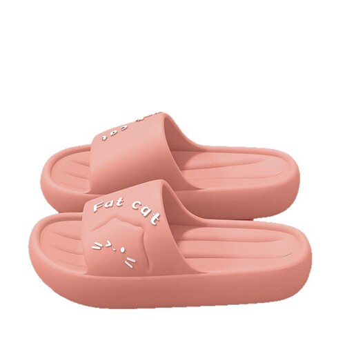 Women's EVA flip-flops, anti-slip indoor home slippers with thick soles for outdoor use, comfortable to wear, odor-free, suitable for summer bathroom use for men and women.