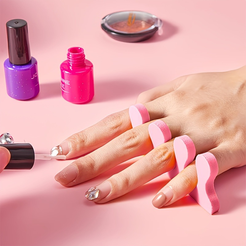 Separadores de Dedos para Manicura de Esponja y EVA, Desechable, Doble Cara, para Pedicura