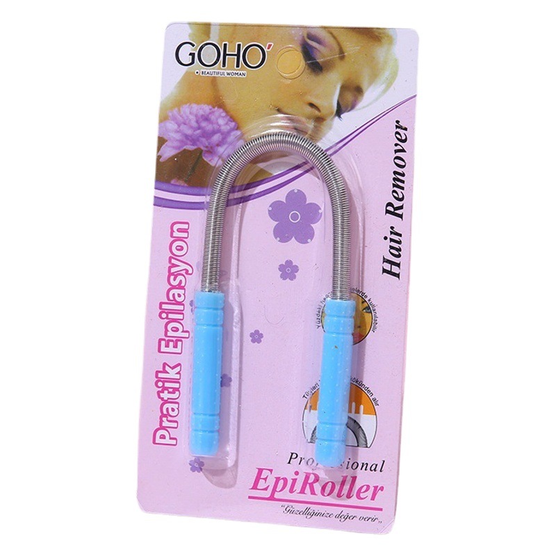 Mujer cara pelo removedor primavera cara amoladora labio pelo sudor pelo raspado dispositivo bigote removedor de pelo cara tirando dispositivo al por mayor