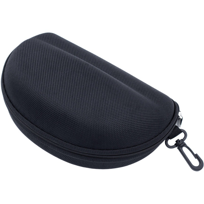 Grandes gafas caso gafas de natación gafas de protección gafas caja de almacenamiento de tipo gancho extra grande bolsa de la cremallera