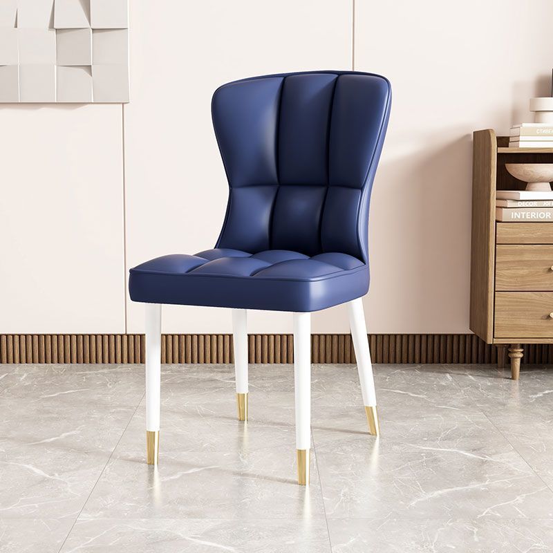 Asiento de restaurante nórdico simple respaldo superior silla de comedor de paquete flexible silla de negociación de hotel image 32