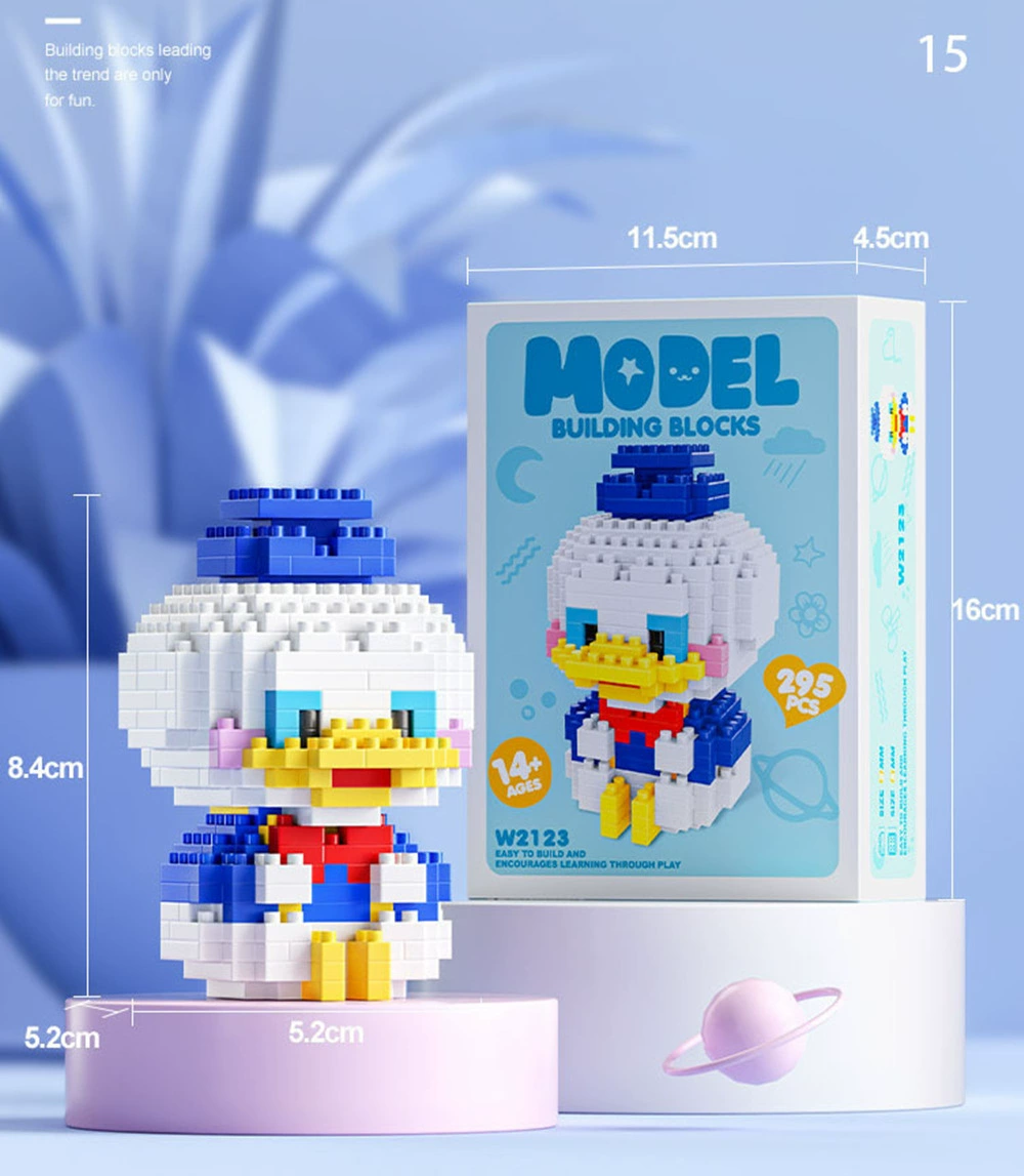 Mini Bricks Cartoon Constructor Set, Sanrio-style Characters, Multiple Models (188–626 pcs)