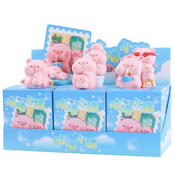 2031-210 Gulu Pig One Color Box (6 pieces)