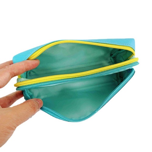 Japanese ins crayon Shin-chan cute high school primary school student pencil bag large capacity double-layer stationery box storage bag