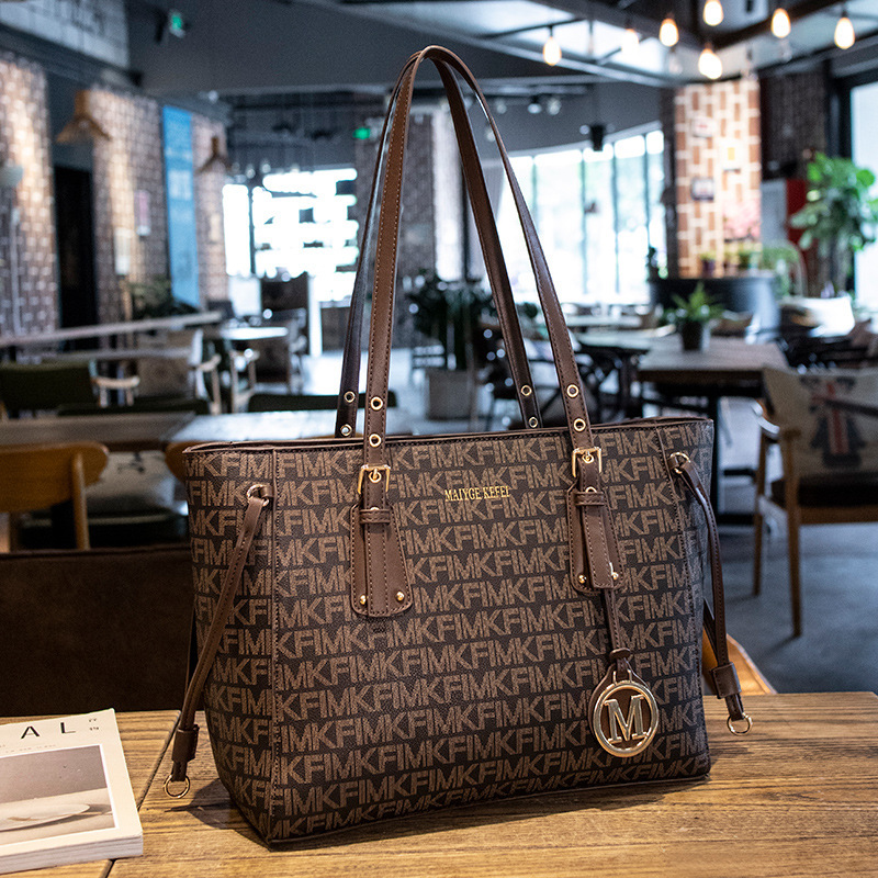 Authentic Genuine Leather Women's Bag 2026 New Model Handbag Shoulder Tote Bag High-End Fashion Commuter Large Capacity Large Bag