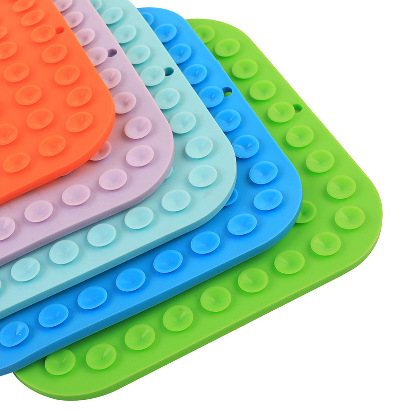 Almohadilla para lamer para mascotas transfronteriza Yiqing, juego de comida para perros y gatos, vajilla multifuncional para mascotas, ventosa, almohadilla para comida lenta para perros, almohadilla para comida lenta