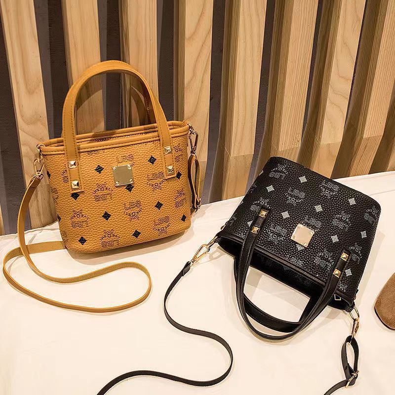 经典水桶包2021women handbags欧美复古小手提包时尚女士单肩包