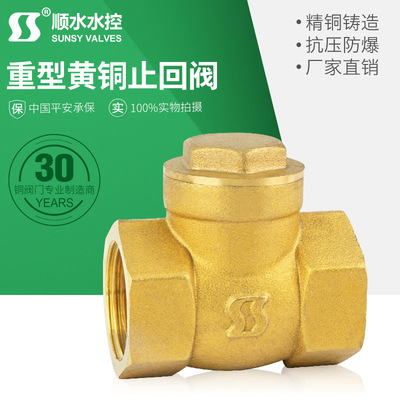 [Sailing]brass baffle horizontal Check valve Meter Water pipe Water pump factory Direct selling Check valve