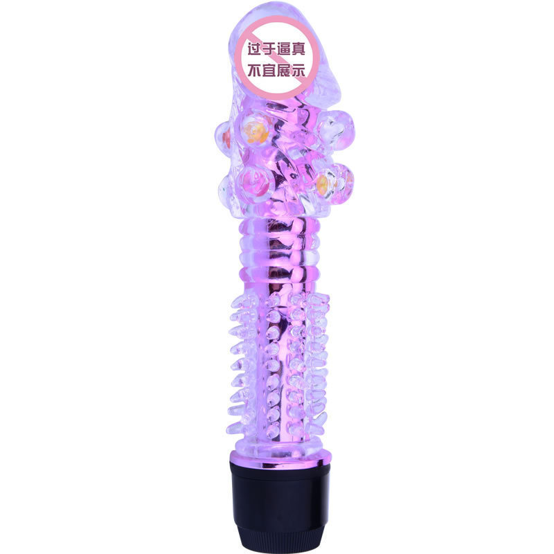 Small Dragon-Beard Crystal Vibrator, TPE Single-Shock Massage Stick, Adult Toy — detail image 18