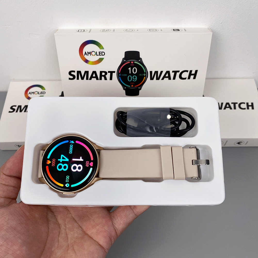 Nuevo reloj inteligente transfronterizo ZW60 AMOLED pantalla redonda Bluetooth llamada de salud reloj deportivo Smartwatc