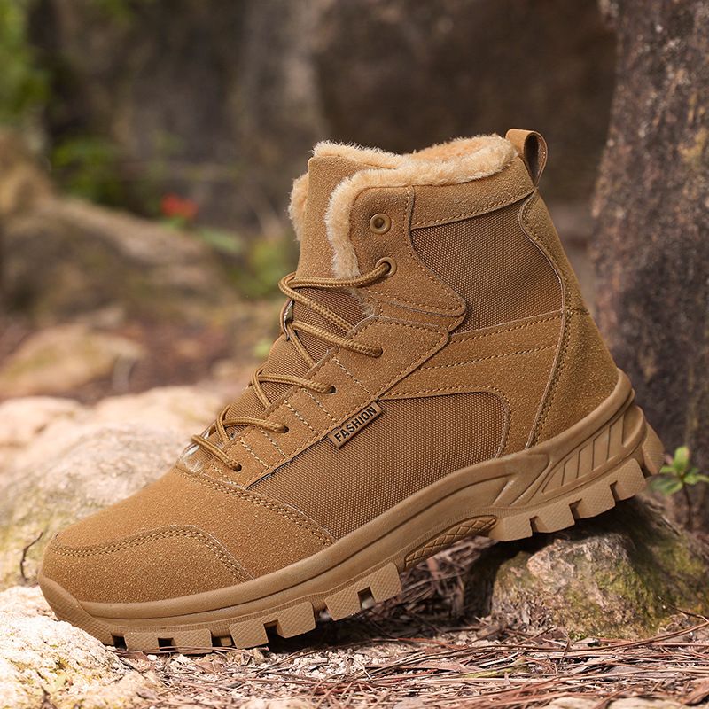 Zapatos de montaña al aire libre de explosión transfronteriza, zapatos de montaña antideslizantes y resistentes al desgaste de hombre, zapatos de montaña de crucero, amortiguación ligera y tercifeo