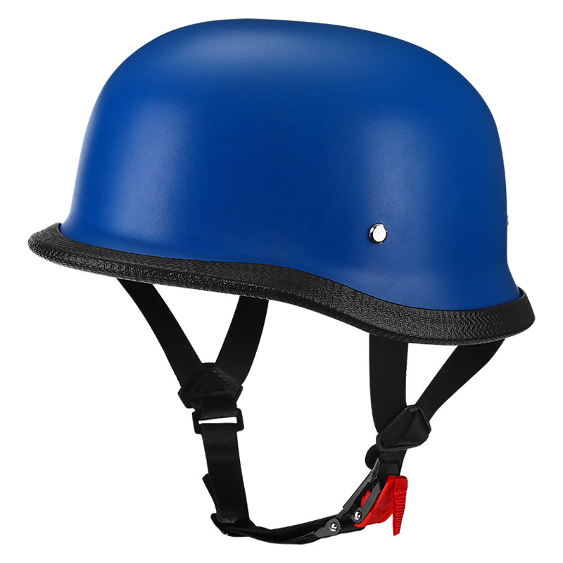 Motorcycle Electric Vehicle Helmet Abs Men's and Women's Half Helmet Japanese Retro Motorcycle Steel Helmet