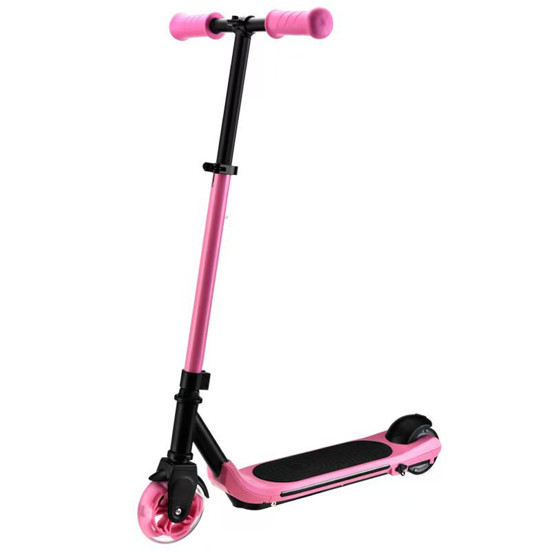 Cross-border children's 2-wheel electric scooter with power assist and lights, toy scooter for kids aged 4-8 Cross-border children's 2-wheel electric scooter with power assist and lights, toy scooter for kids aged 4-8