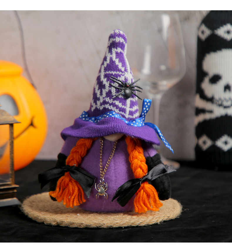 Halloween arctalan vámpír baba díszek pókdenevér baba party jelmez kellékek_voghion.com