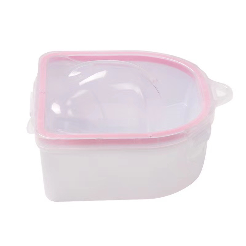 Nuevas herramientas de uñas mano tazón doble capa aislamiento mano tazón ablandamiento piel muerta mano tazón suministros de uñas ablandamiento muerto