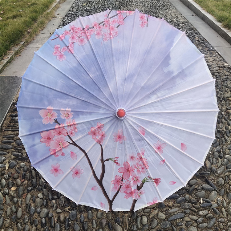 Hanfu fotografía apoyos paraguas artesanía clásica paraguas de papel engrasado Paraguas de baile de estilo chino paraguas de borla de estilo antiguo traje antiguo