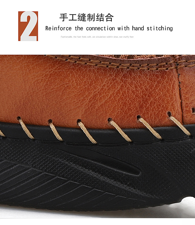 Cross-border large-sized outdoor wading light-soled sports sandals, men's trendy summer Korean version cowhide toe cap beach shoes, clogs undefined