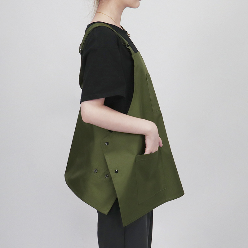 Impermeable a prueba de aceite delantal mujer cocina catering camarero mono leche té cafetería guardapolvos chaleco masculino delantal