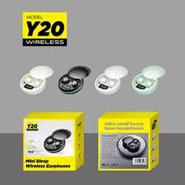 2025新款蓝牙耳机入耳式无线高音质Y20长续航运动睡眠降噪耳机