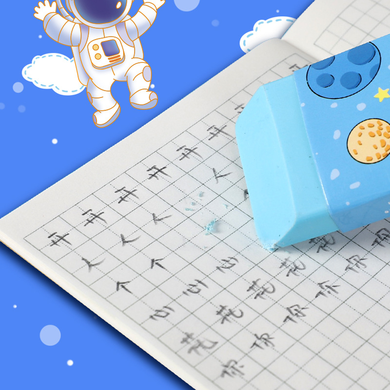 Borrador extra grande de gran tamaño Big Mac limpio sin dejar marcas de dibujos animados para niños y estudiantes boceto sin caspa