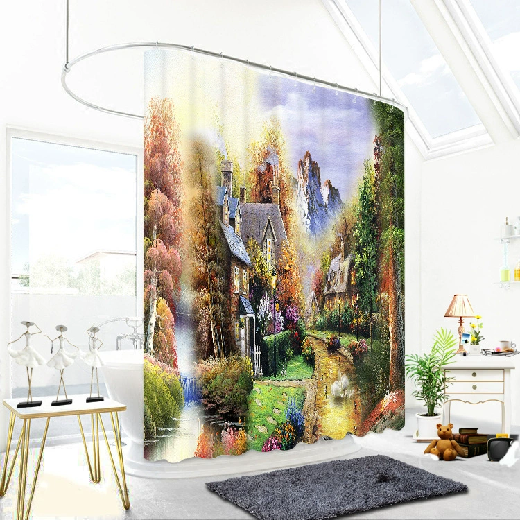 Waterproof curtain, (Cross-border trading)