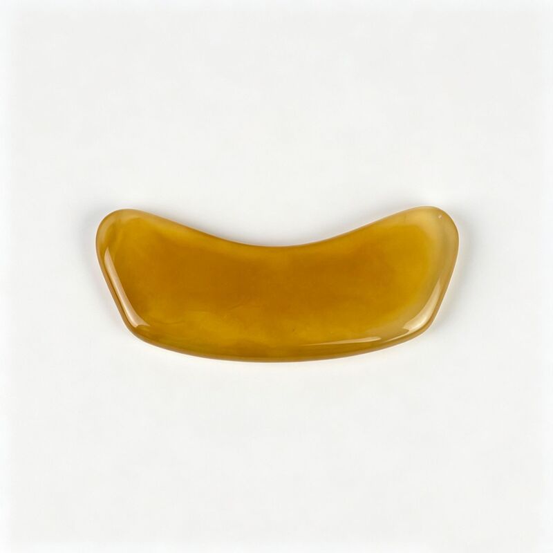 Small sheep hoof-shaped resin gua sha scraper and massage stick accessories, available for wholesale