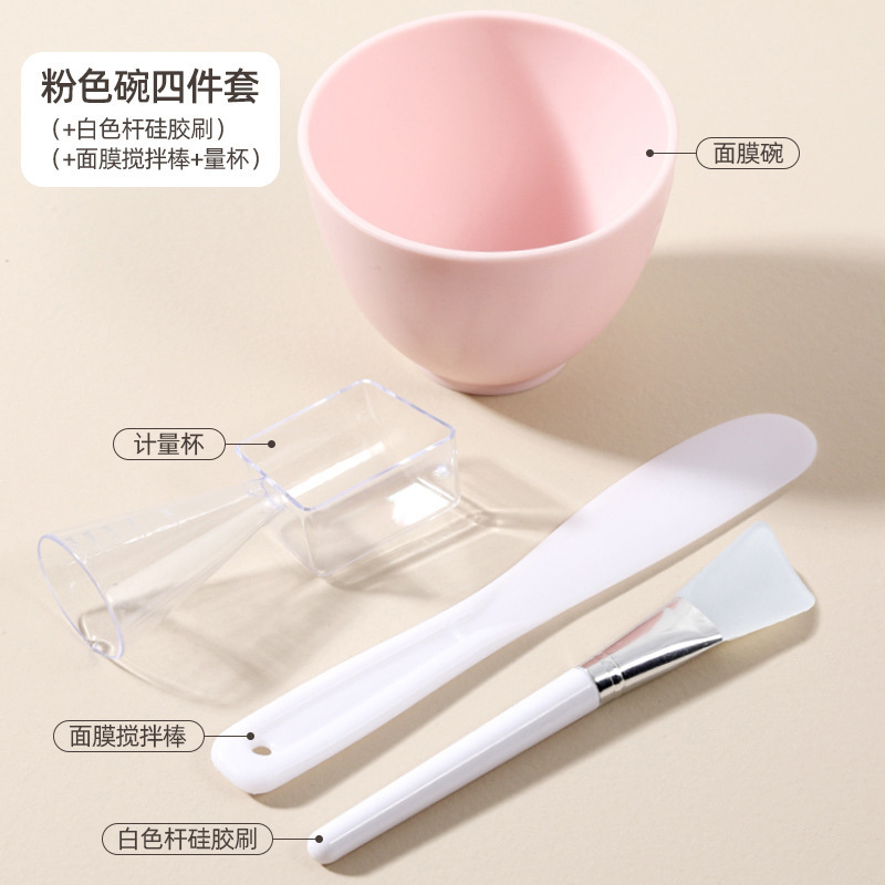 卸売りのシリカゲルのマスクの碗のセットのdiyのマスクのブラシはマスクのツールの柔らかい毛のマスクの棒のスプーンの美を塗ります。|undefined